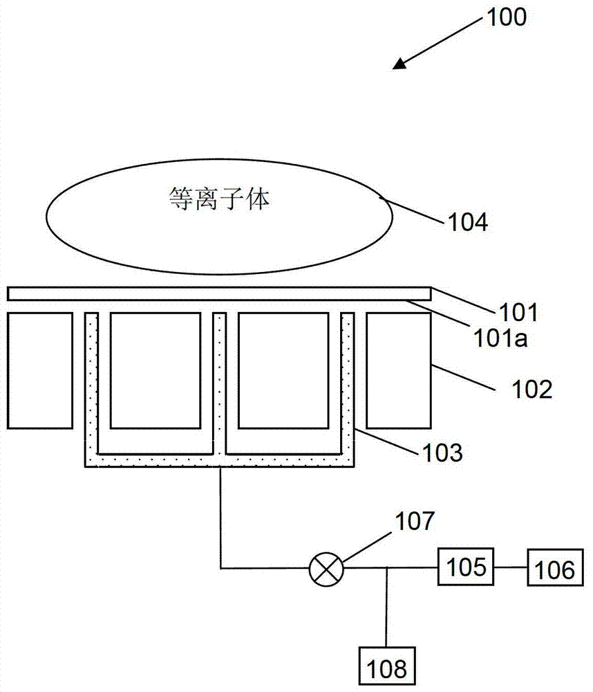 Gas supply device and declamping method for plasma processing chamber