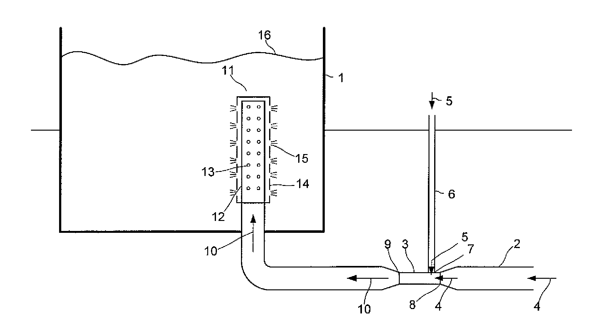 Method to reduce nitrogen concentration in water