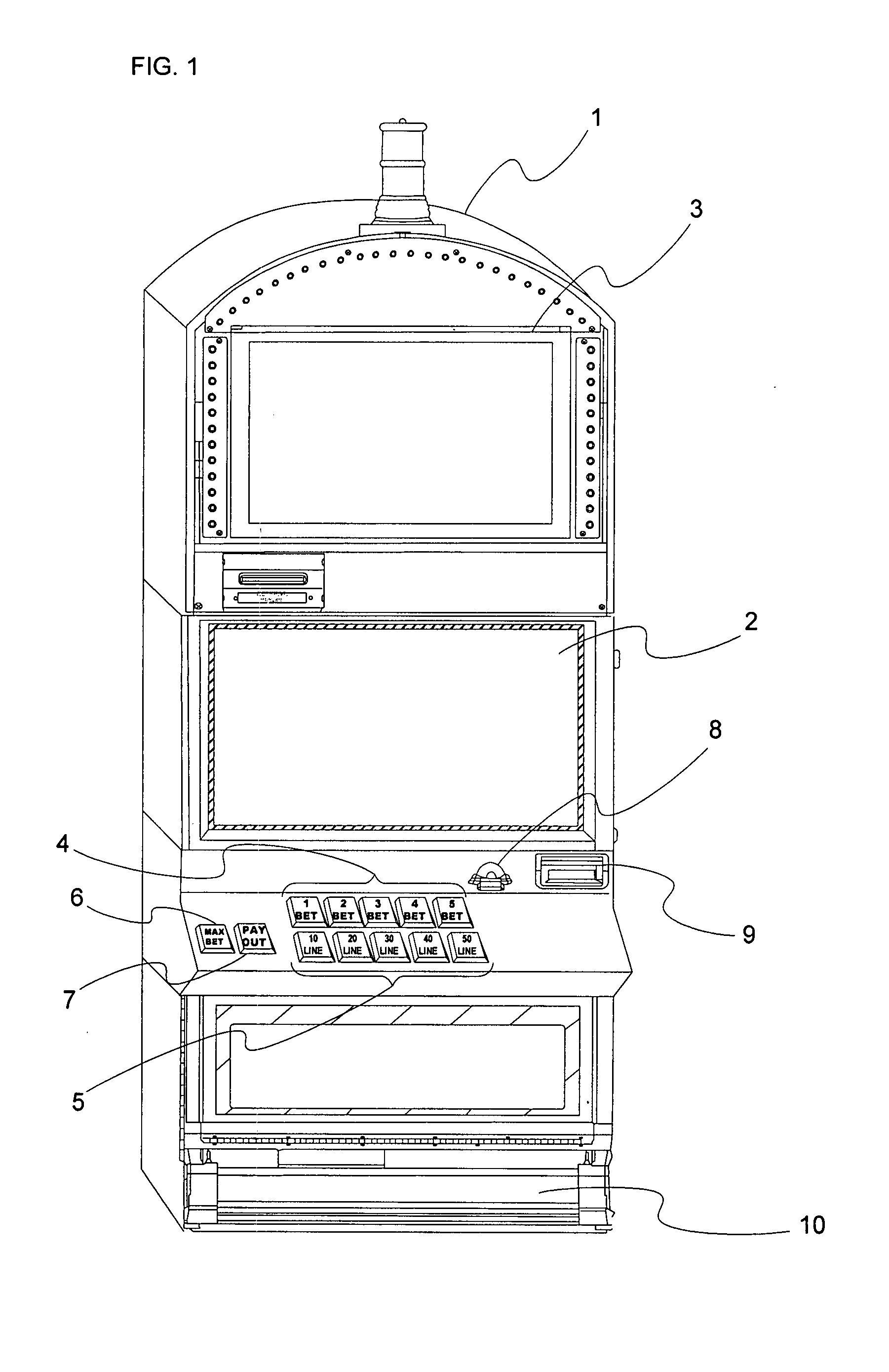 Gaming machine with various game styles