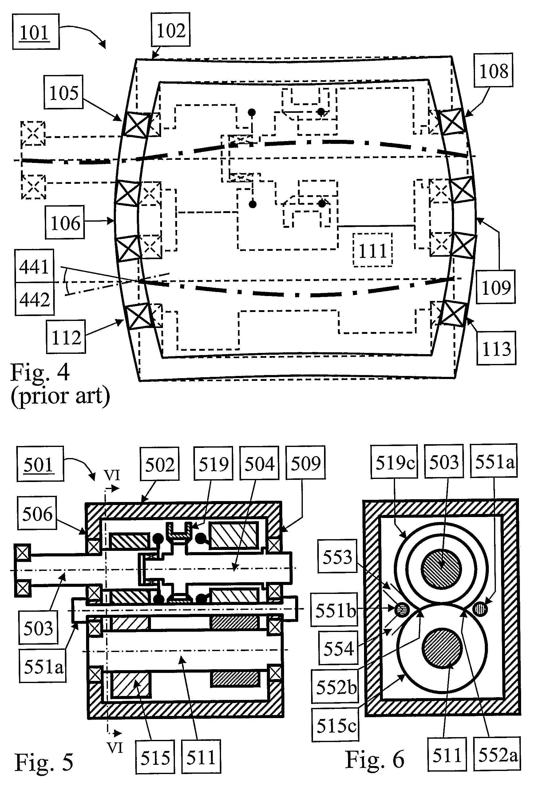 Gear transmission with reduced transmission wall housing deflection