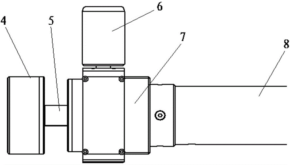 Rigid multi-leg supporting and centering structure with supporting radius being adjustable