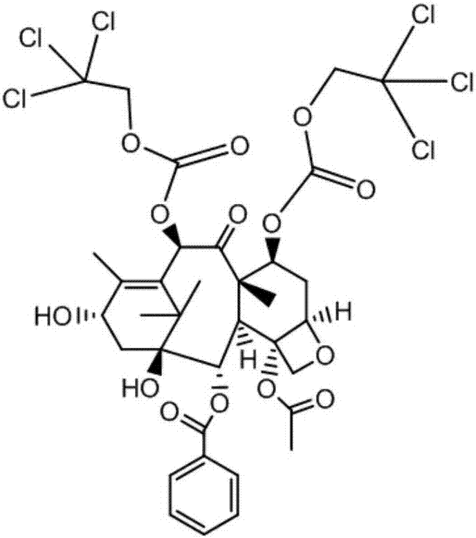 Method for semisynthesis of Docetaxel and intermediate of Docetaxel