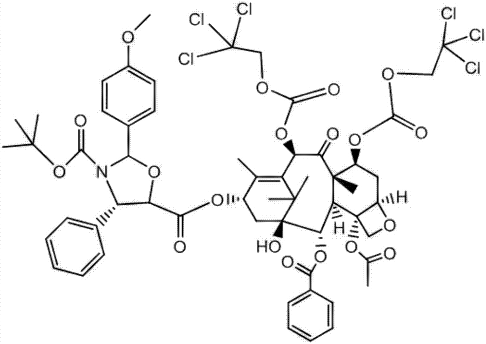 Method for semisynthesis of Docetaxel and intermediate of Docetaxel