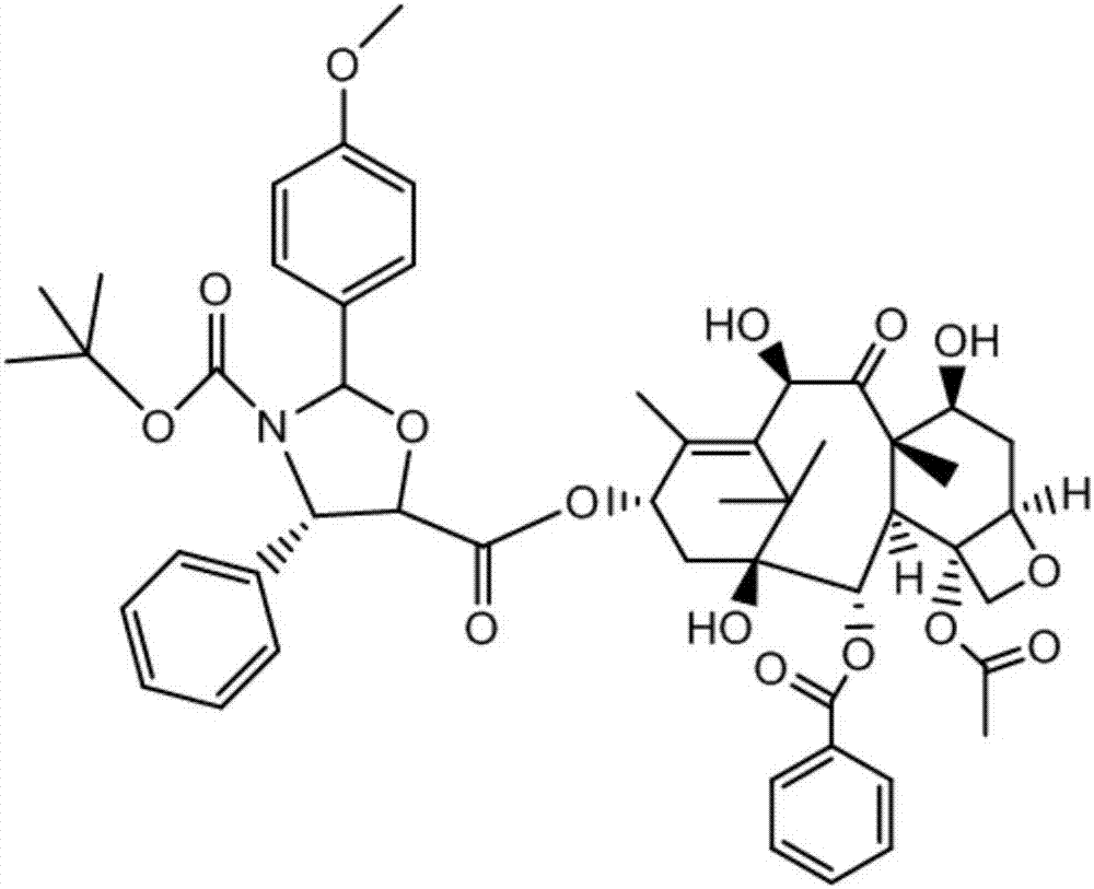 Method for semisynthesis of Docetaxel and intermediate of Docetaxel