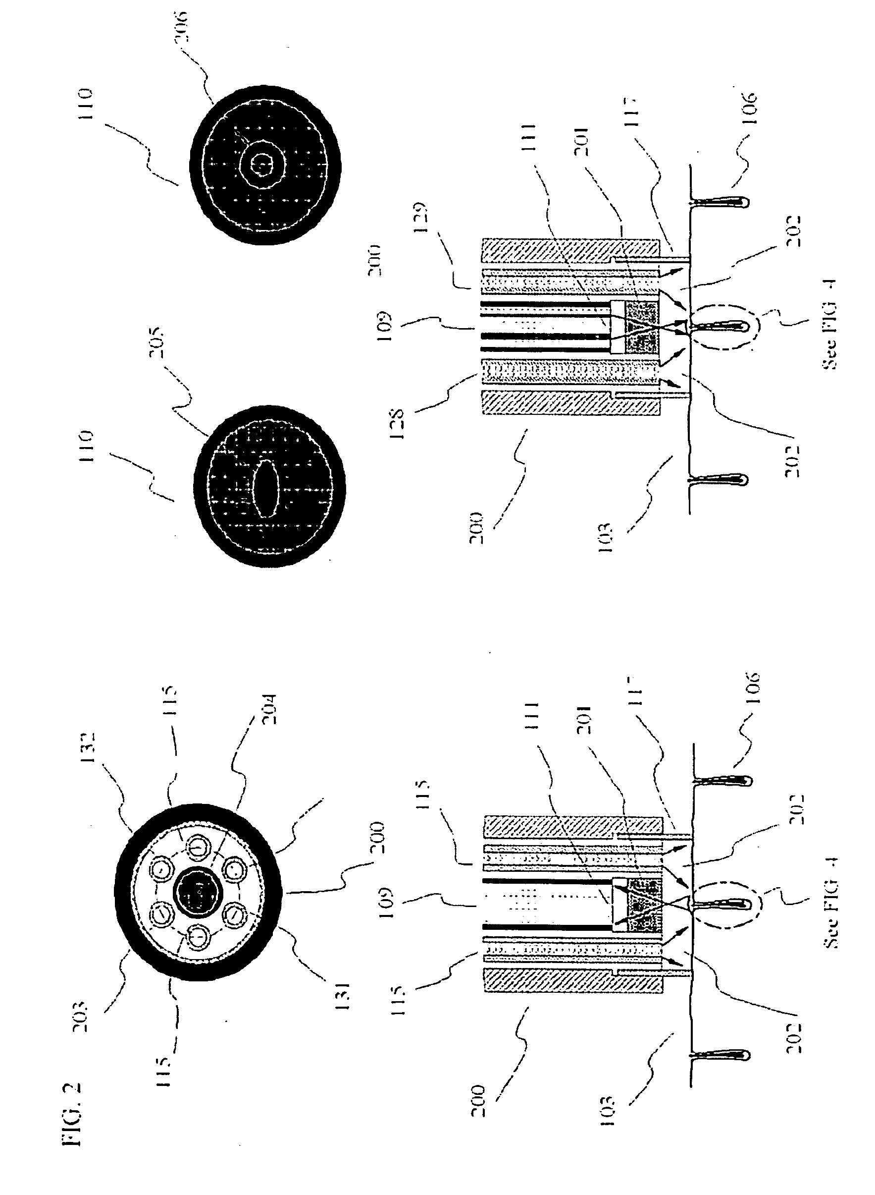 Coherent imaging fiber based hair removal device