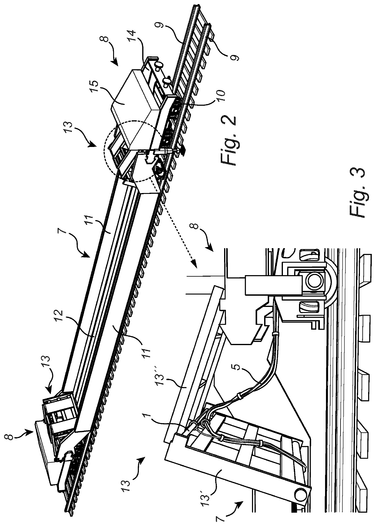 Suspension device for cables and tubings