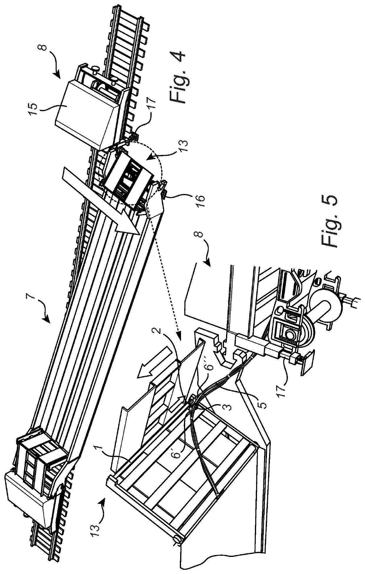 Suspension device for cables and tubings