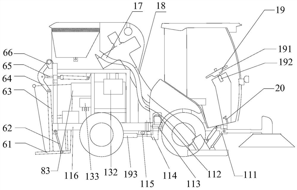 Dust removal system and dry sweeper with same