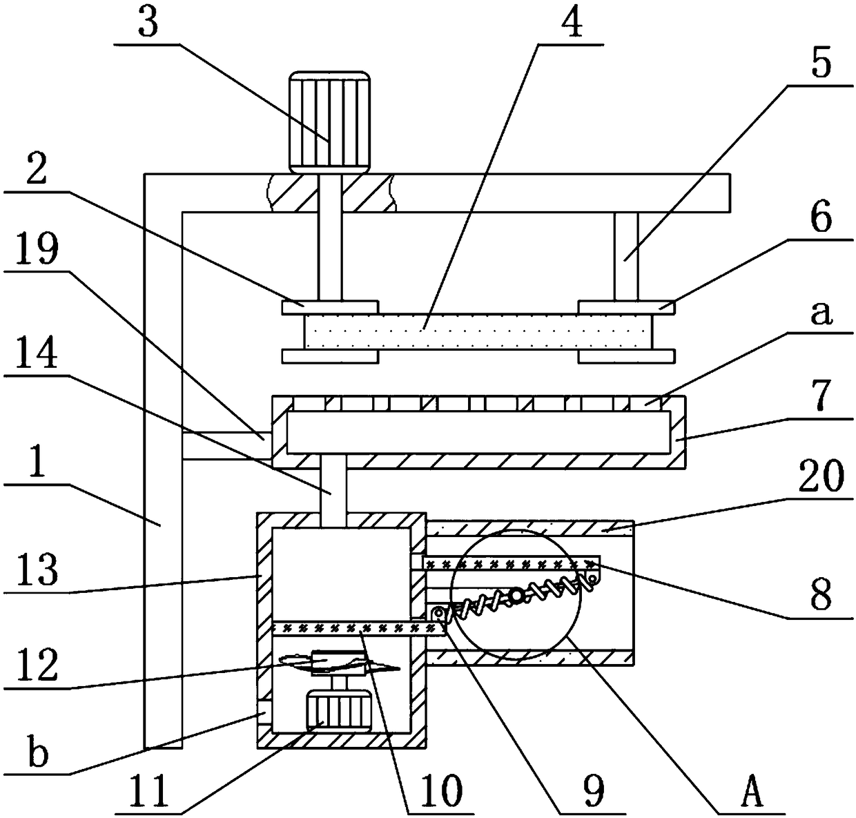 Rough edge processing device for 3D printing product