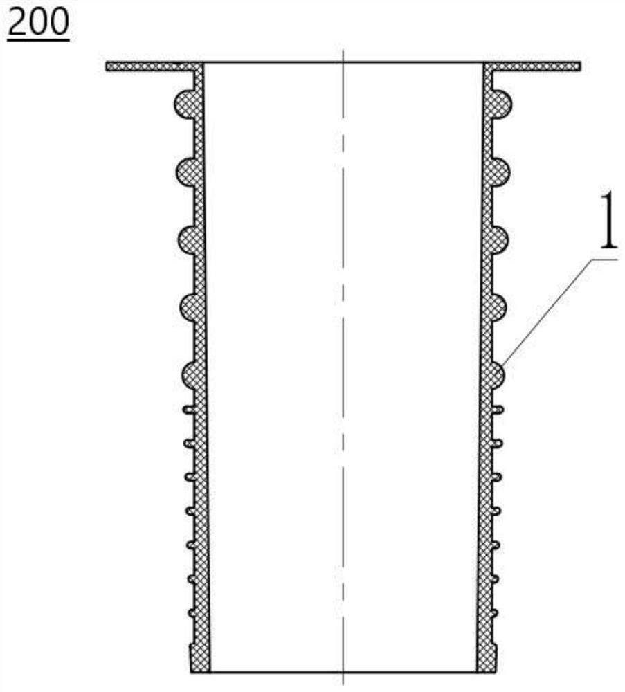 Forming mold, vulcanizing machine and rubber part forming method