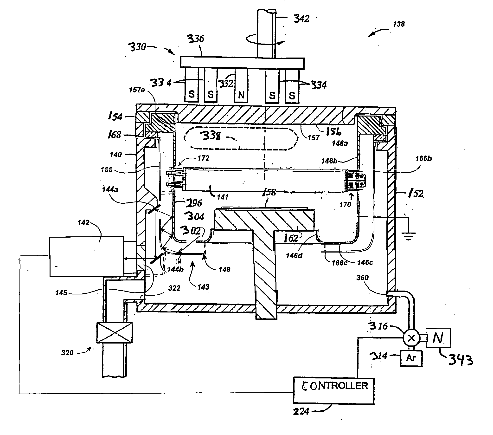 End point detection for sputtering and resputtering