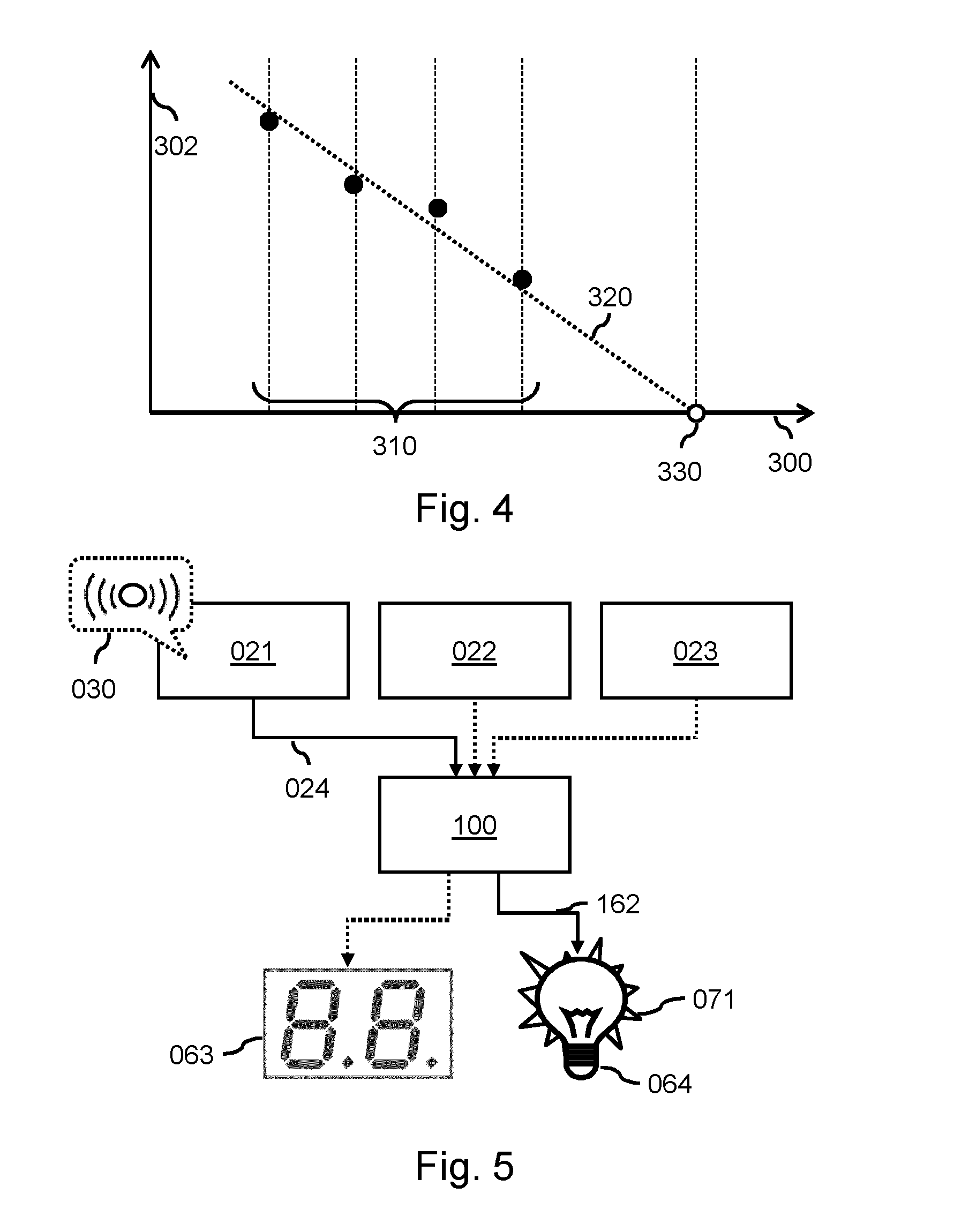 Processing status information of a medical device