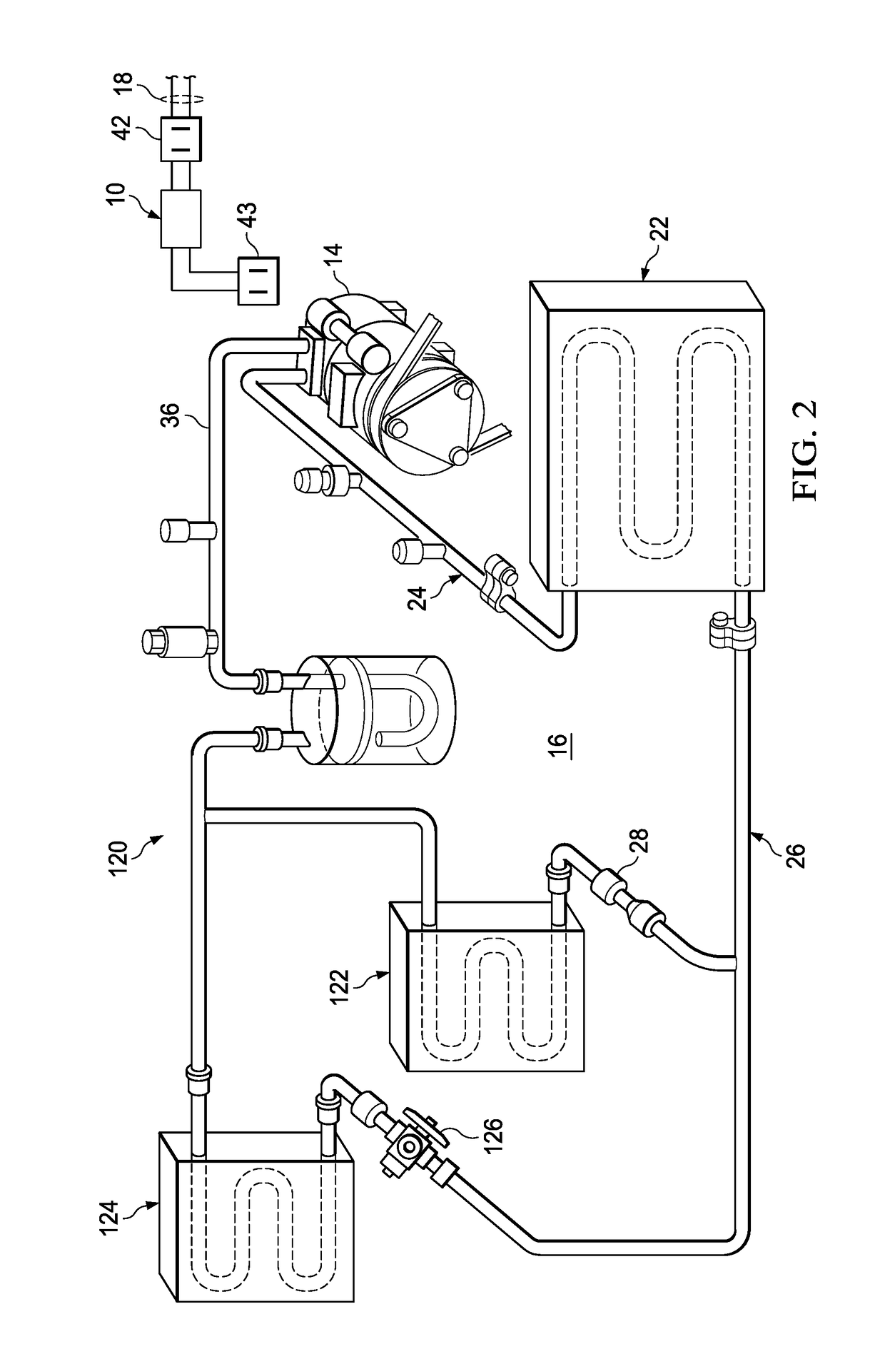 Intermittent start compressor