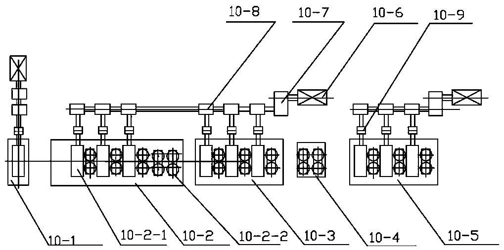 Metal welded pipe forming device with common roller and production method thereof