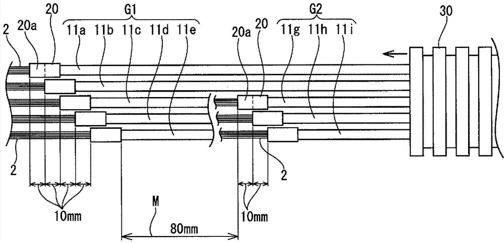 Wire harness waterproof structure