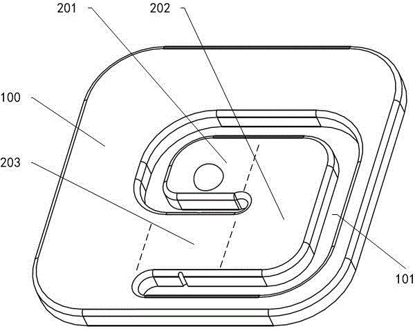 Special-shaped metal cantilever weighing device