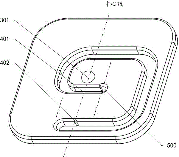 Special-shaped metal cantilever weighing device