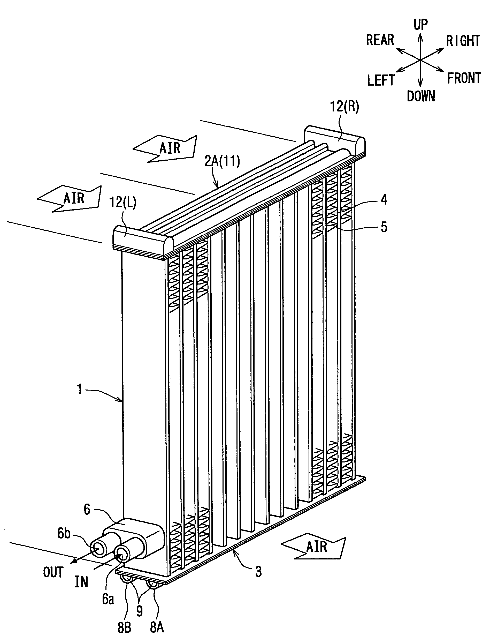 Refrigerant evaporator