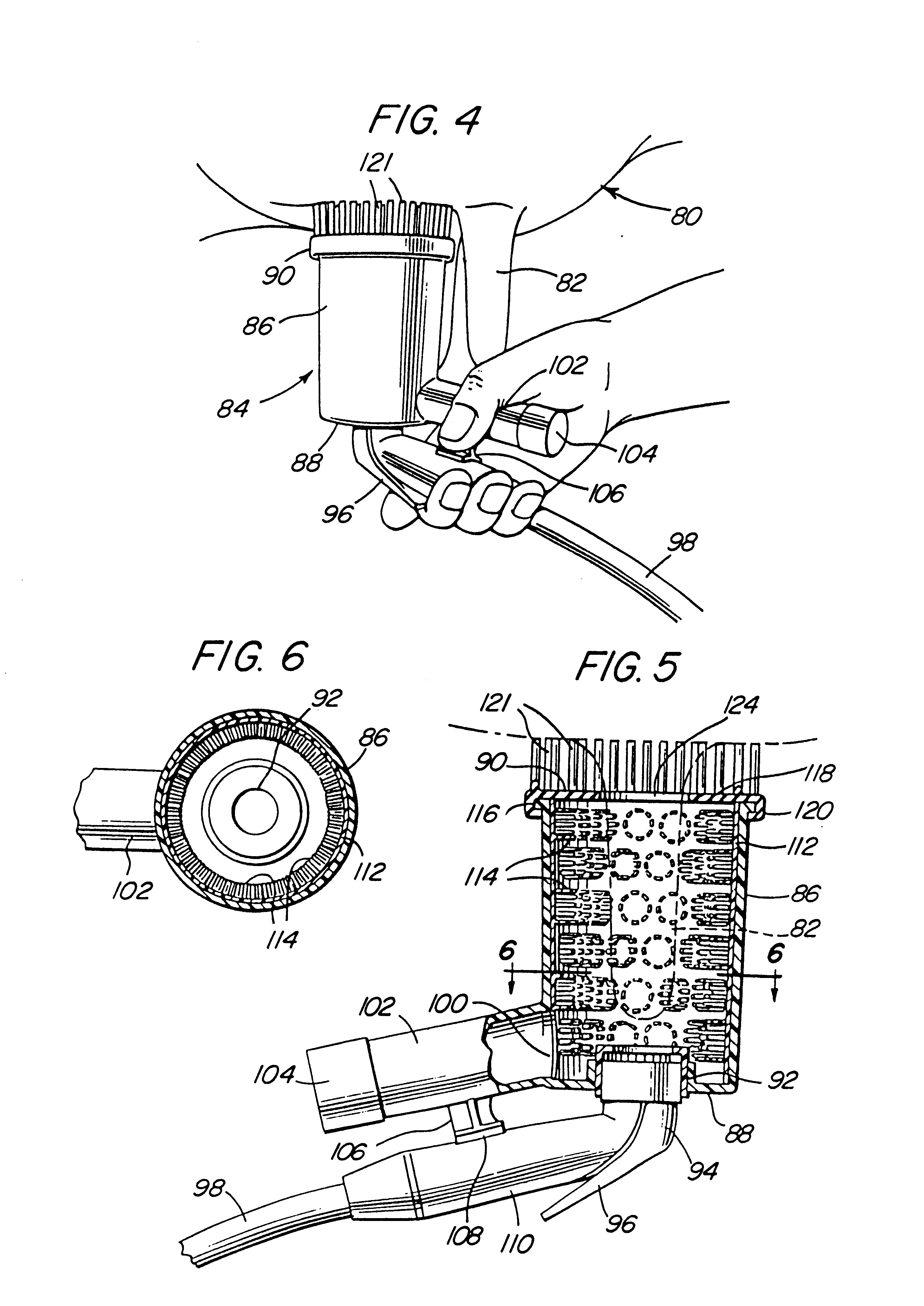 Apparatus for producing a foam bovine teat dip