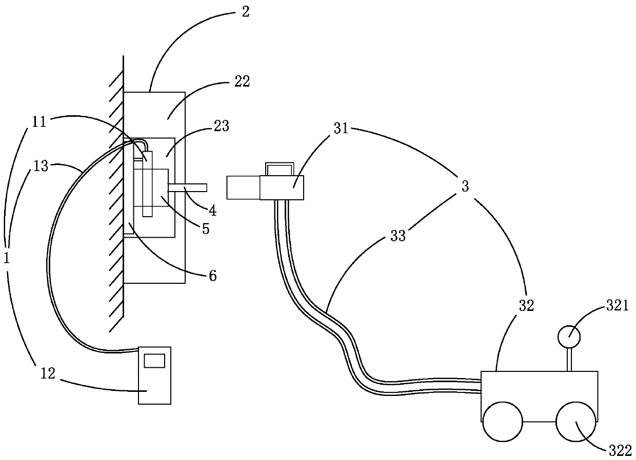 Anchor cable supporting force detection device and method