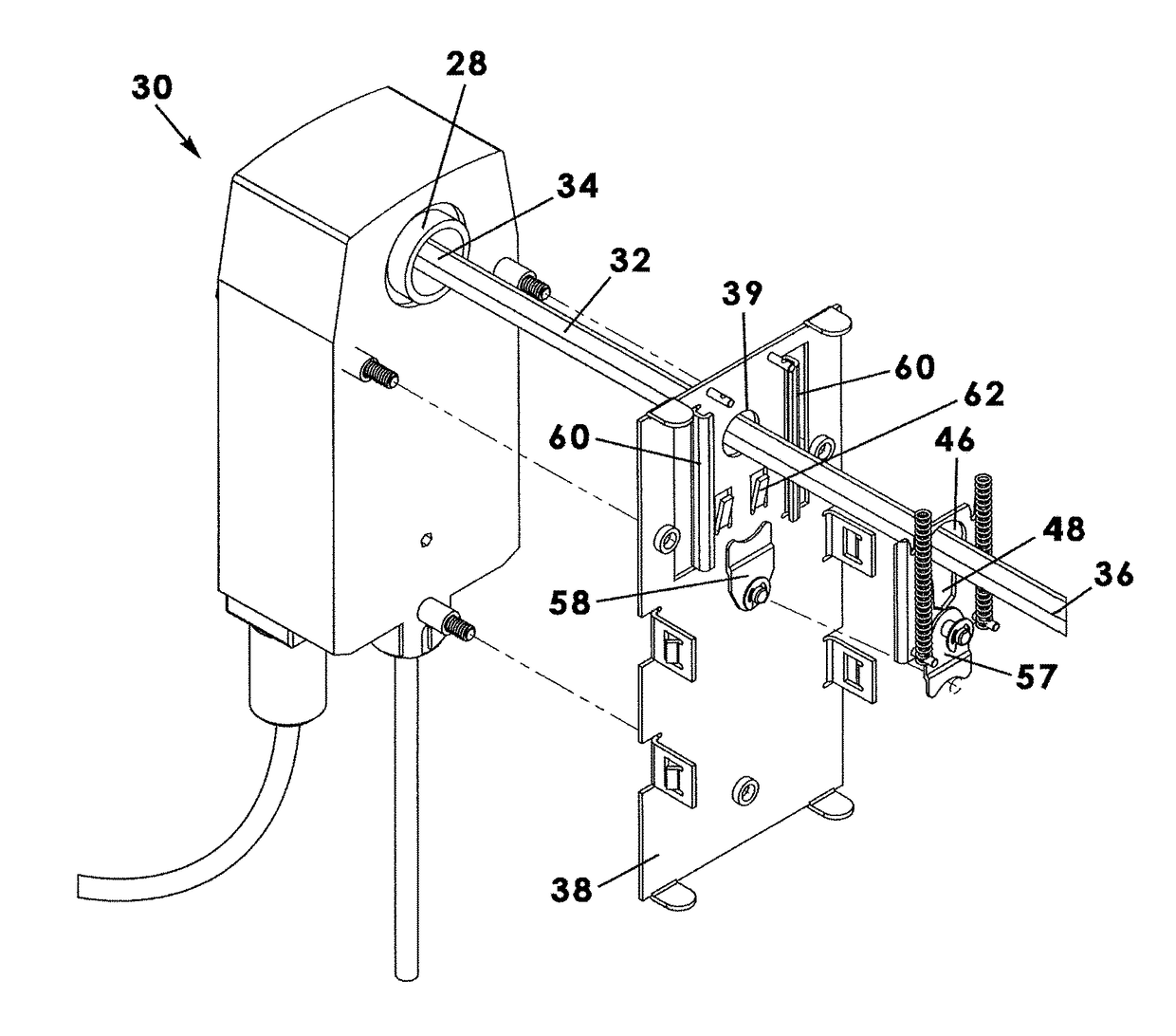 Heat-actuated fire damper sealing apparatus