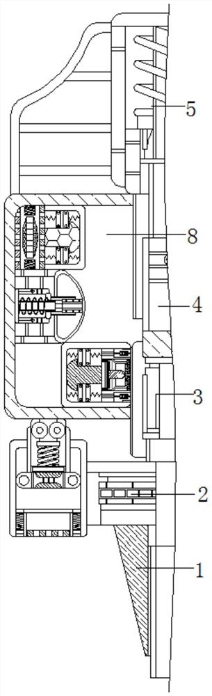 Auxiliary equipment for self-power-off protection of drilling electromechanical equipment according to building resistance