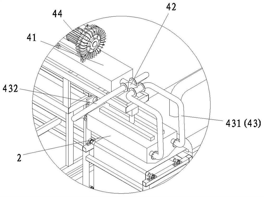 Adhesive applying fabric, setting fabric, processing equipment and processing method