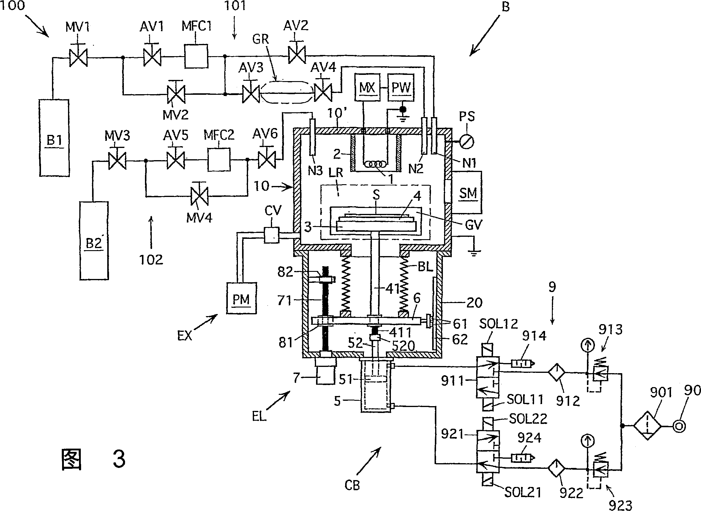 Silicon film forming equipment