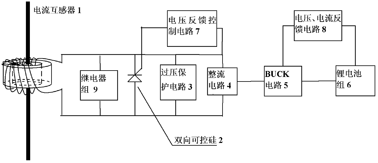 Non-contact induction charging device