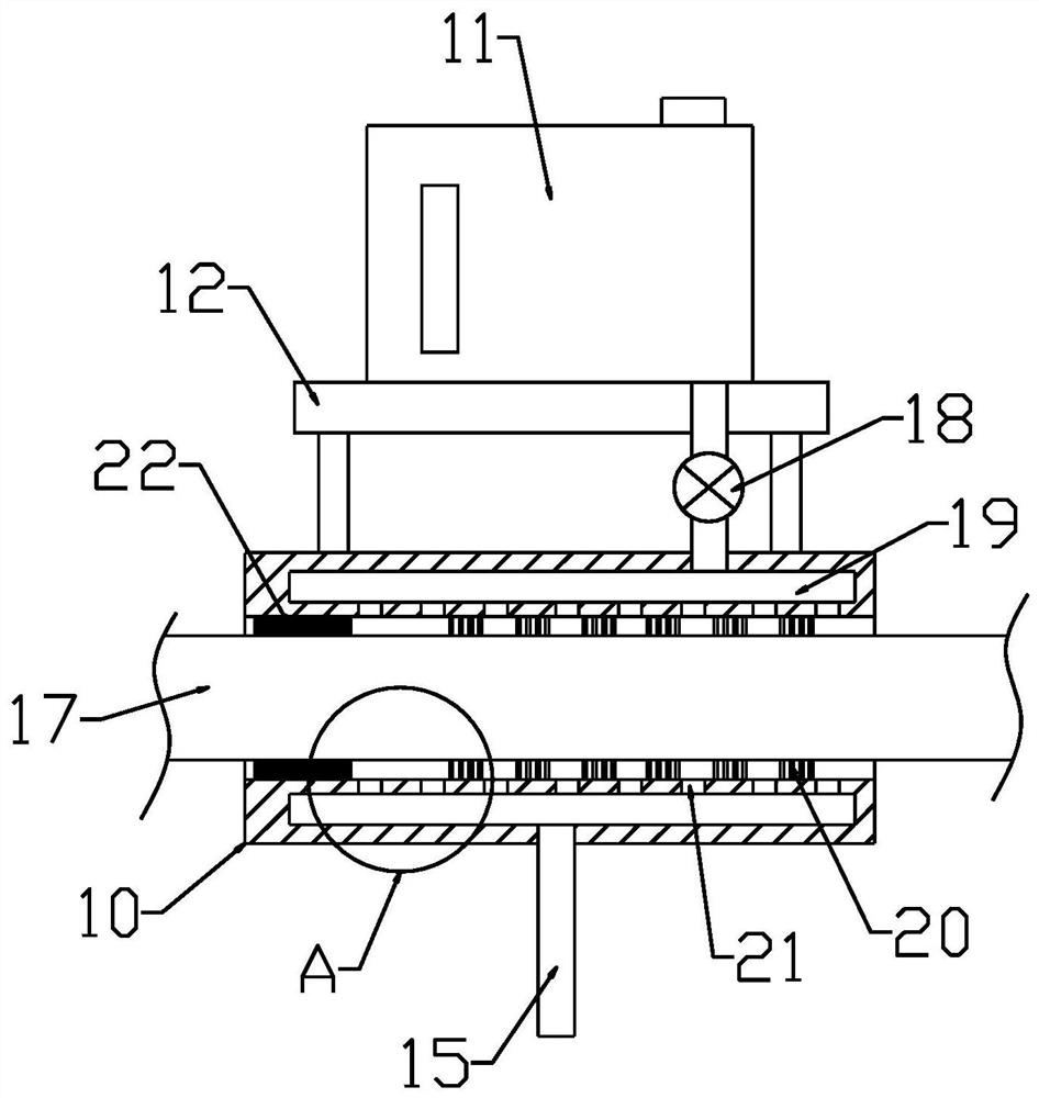 A clean cable winding device