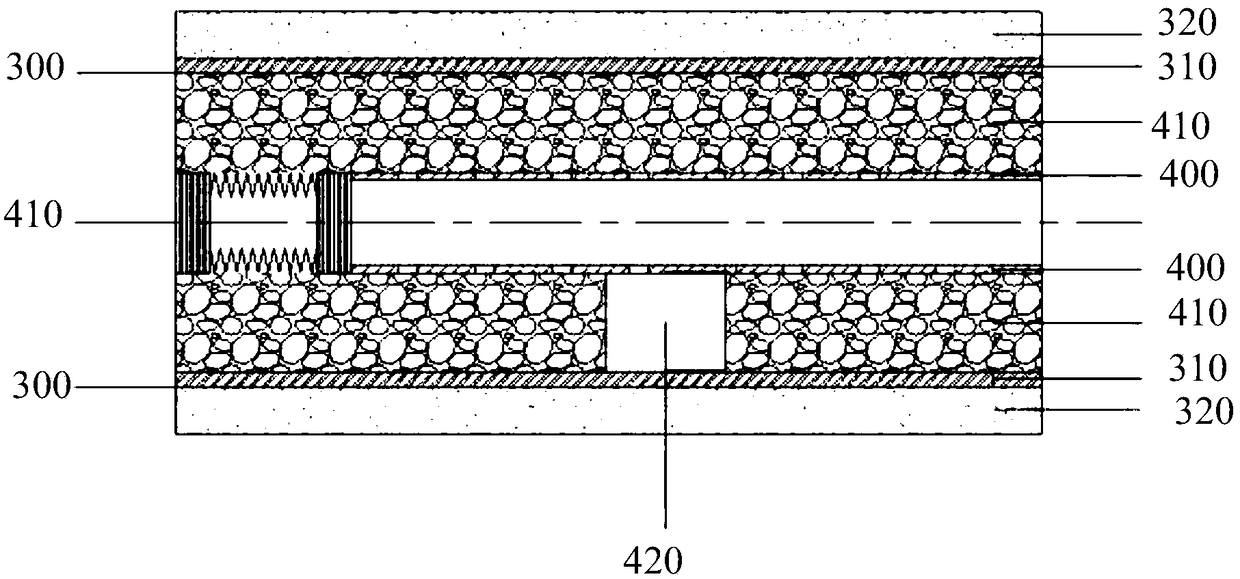 A pipe-through horizontal gas collection system for landfill