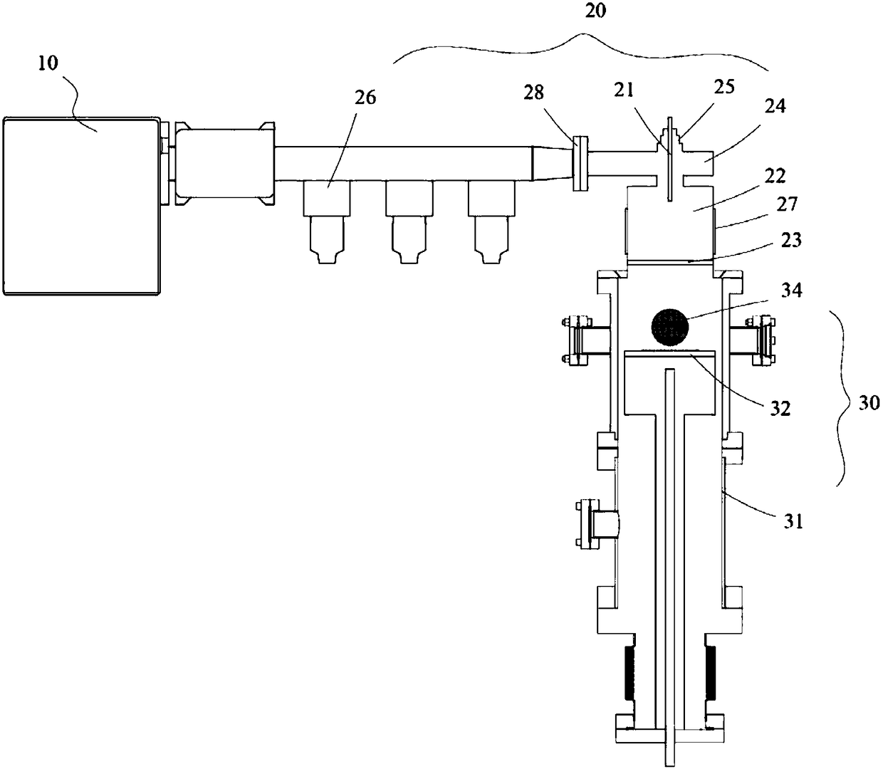 Microwave plasma chemical vapor deposition device and method for synthesizing diamond