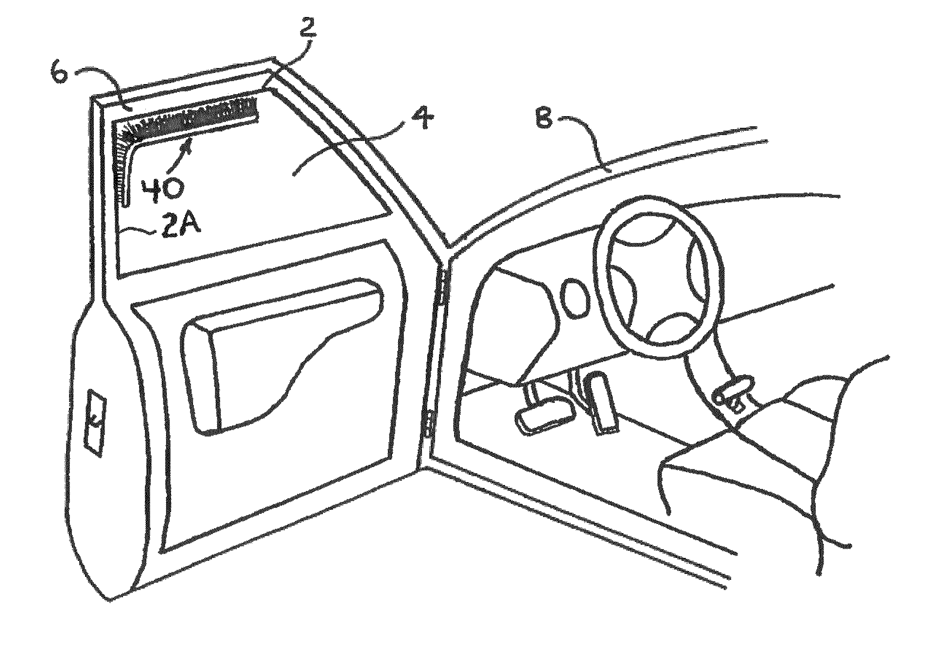 Automobile snow shield