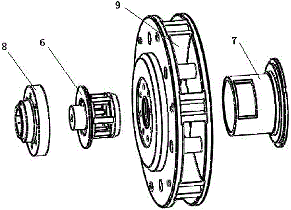 Y-shaped blade shot blaster