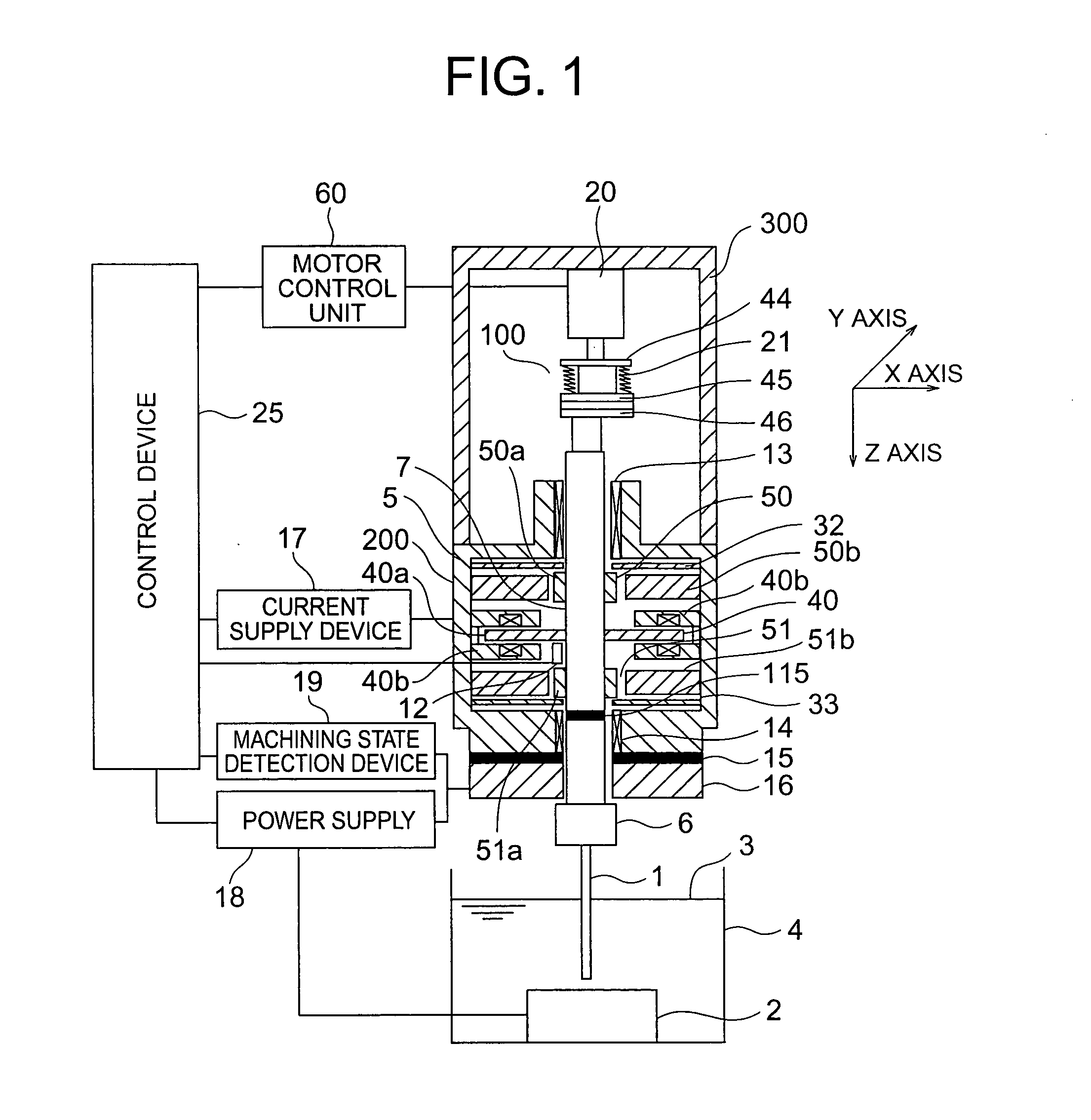 Electric discharge machining apparatus