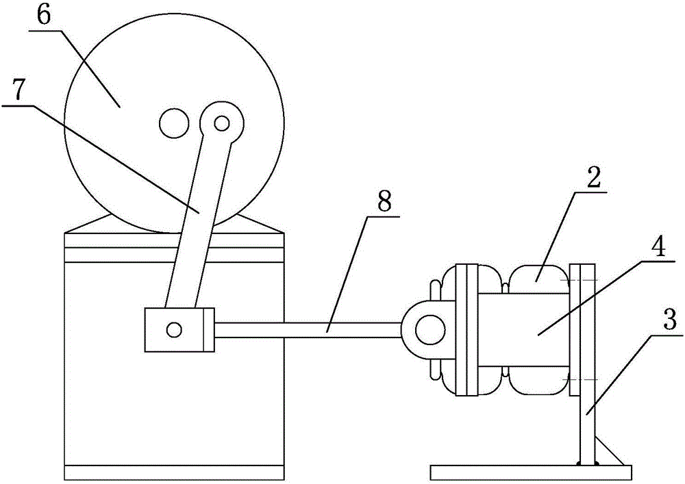 Flexural fatigue inspection machine of air spring