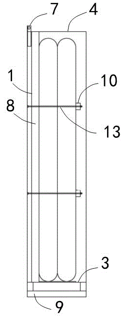 On-vehicle package box for large-diameter annular workpiece and ultra-large type grading ring package structure