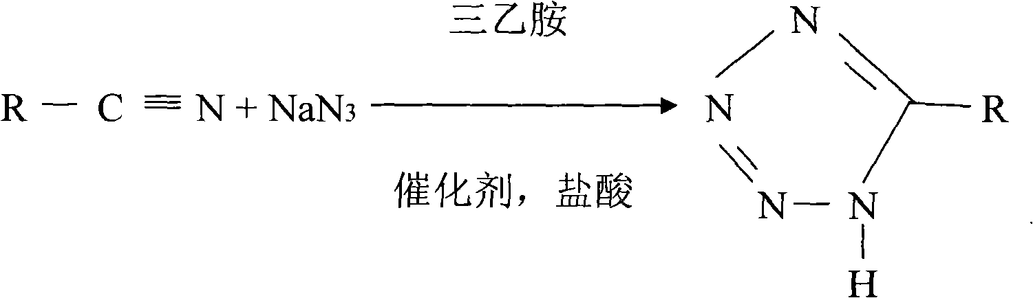 Production technique for preparing 5-alkyltetranitrozole by high pressure method