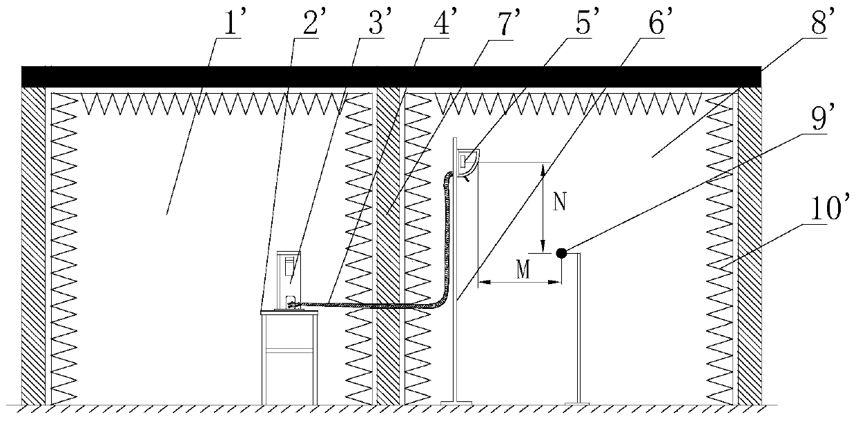 Air conditioner noise testing method