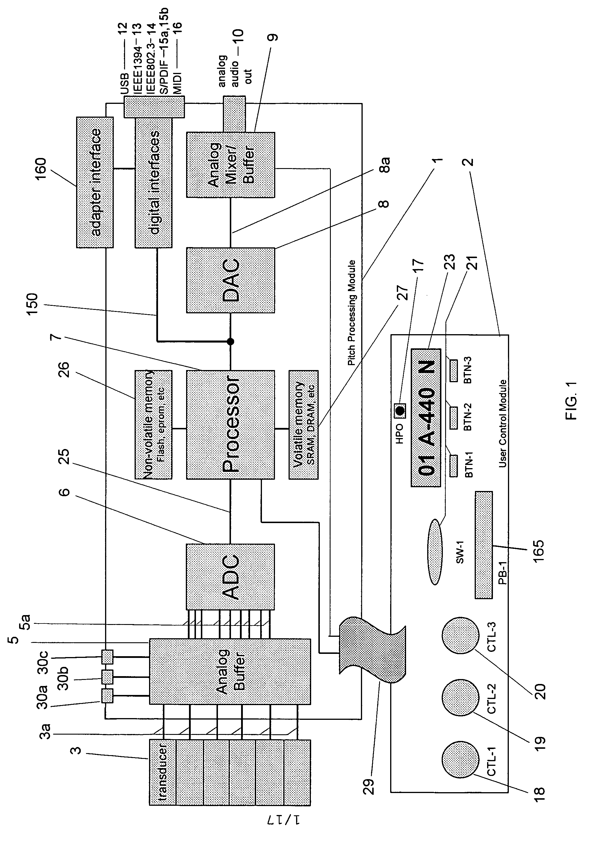 Automatic pitch processing for electric stringed instruments