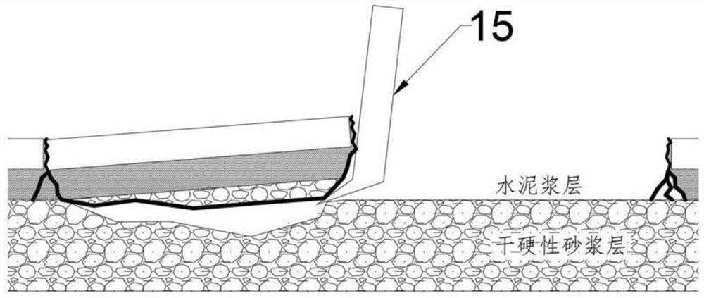 A kind of floor tile removal method and removal device based on microwave cracking cement stone technology