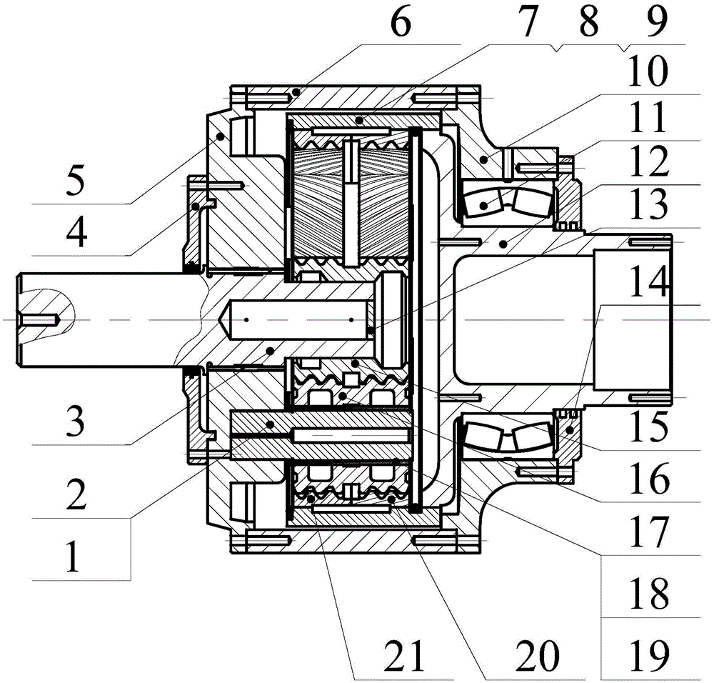 New gtf aero engine fan main reducer