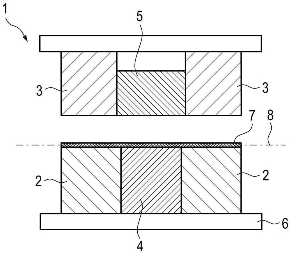 Method for deformation forming of metal composite foil and forming equipment