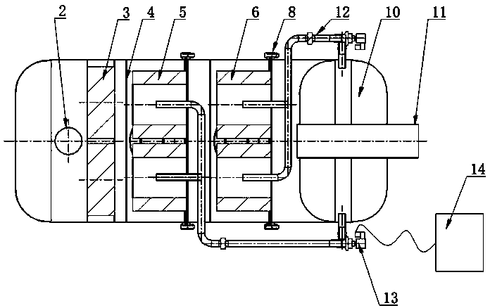 Device for purifying diesel engine pulses and extracting high-quality nano graphene carbon granules