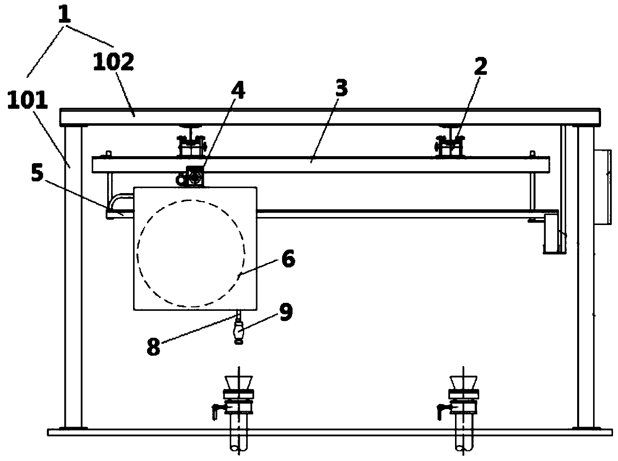 Spraying type dust blower