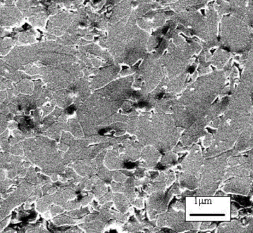 High-density cermet material resistant to molten aluminum corrosion and manufacturing method thereof