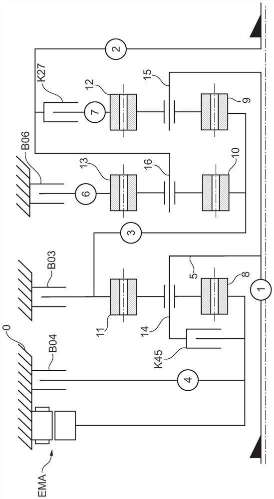 Motor vehicle transmission for a hybrid drive train, and hybrid drive train