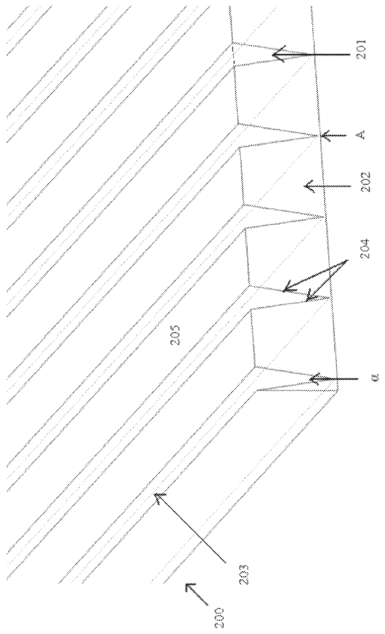 Luminance enhancement structure for reflective display devices