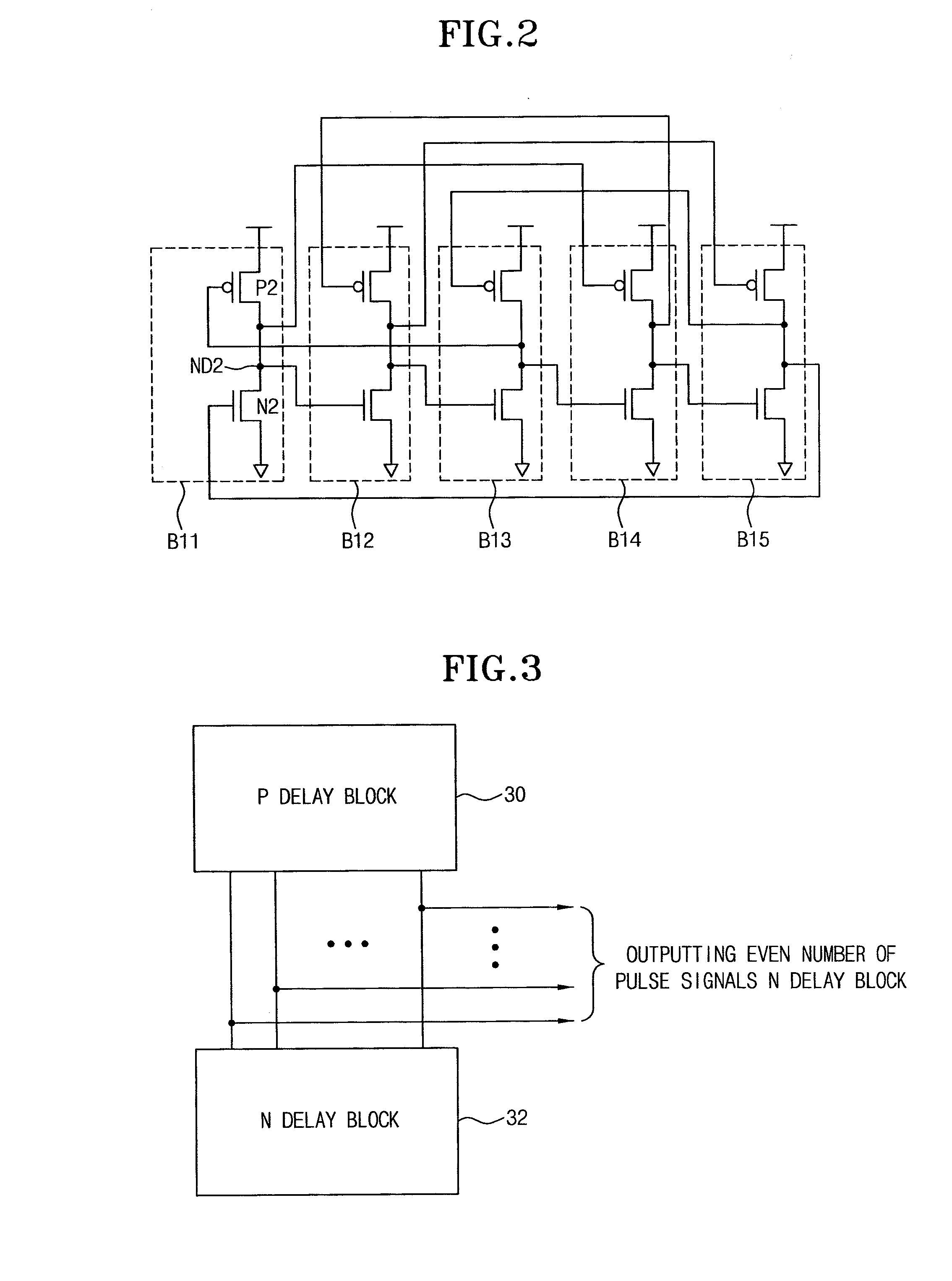 Multi-phase negative delay pulse generator