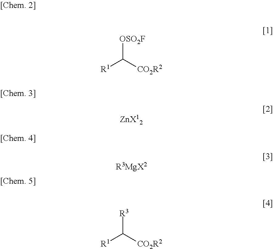 Process for Producing alpha Substituted Ester